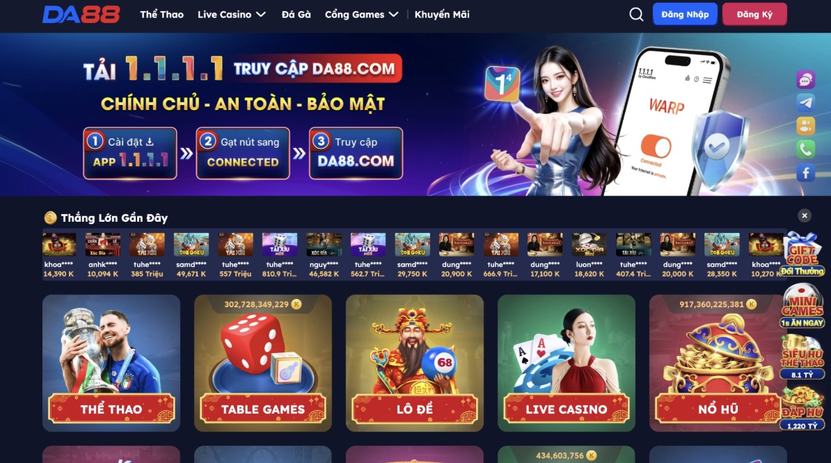 Giới thiệu DA88 tổng quan cho người chơi