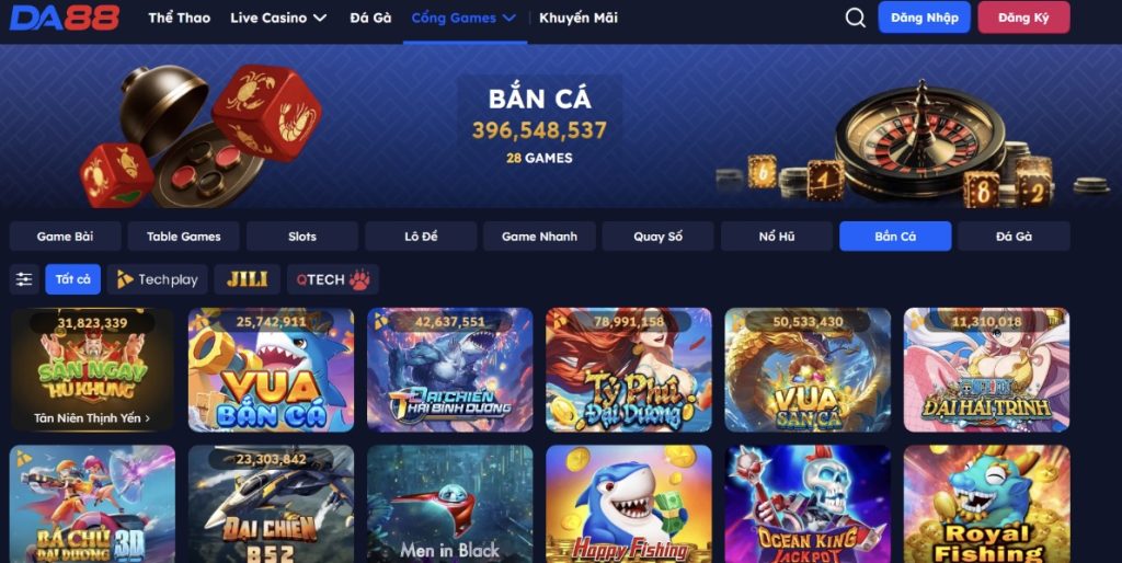 Giới thiệu sơ lược về game bắn cá tại DA88 