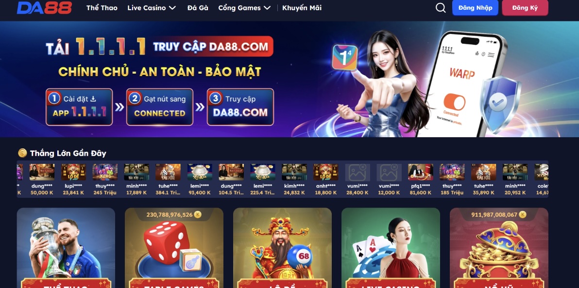 Lịch bảo trì hệ thống và hướng dẫn cách truy cập DA88 
